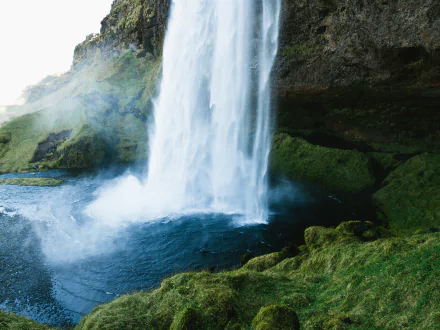  Waterfall in Iceland by Jeff Sheldon