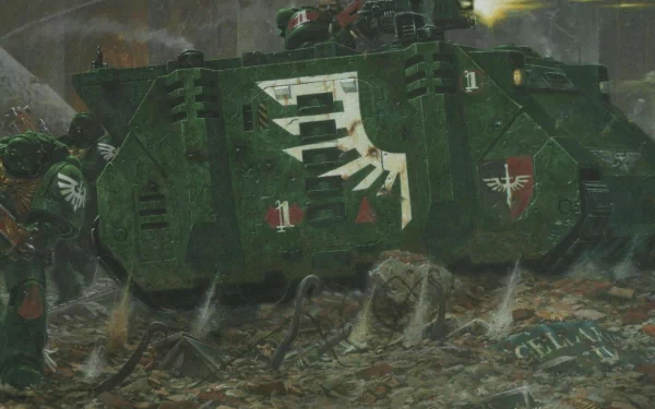  Dark Angels Rhino by Adrian Smith