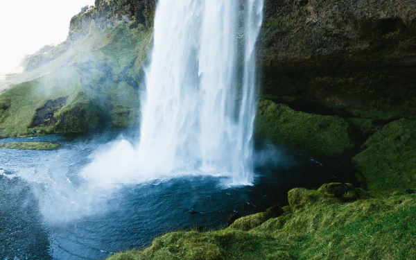  Waterfall in Iceland by Jeff Sheldon