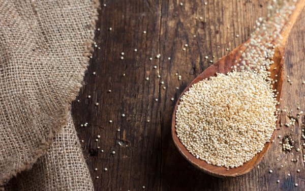 Food Grains Spoon Quinoa HD Wallpaper | Background Image