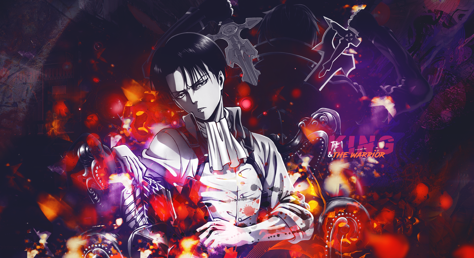 Download Kazuto Kirigaya Kirito (Sword Art Online) Levi Ackerman Anime ...