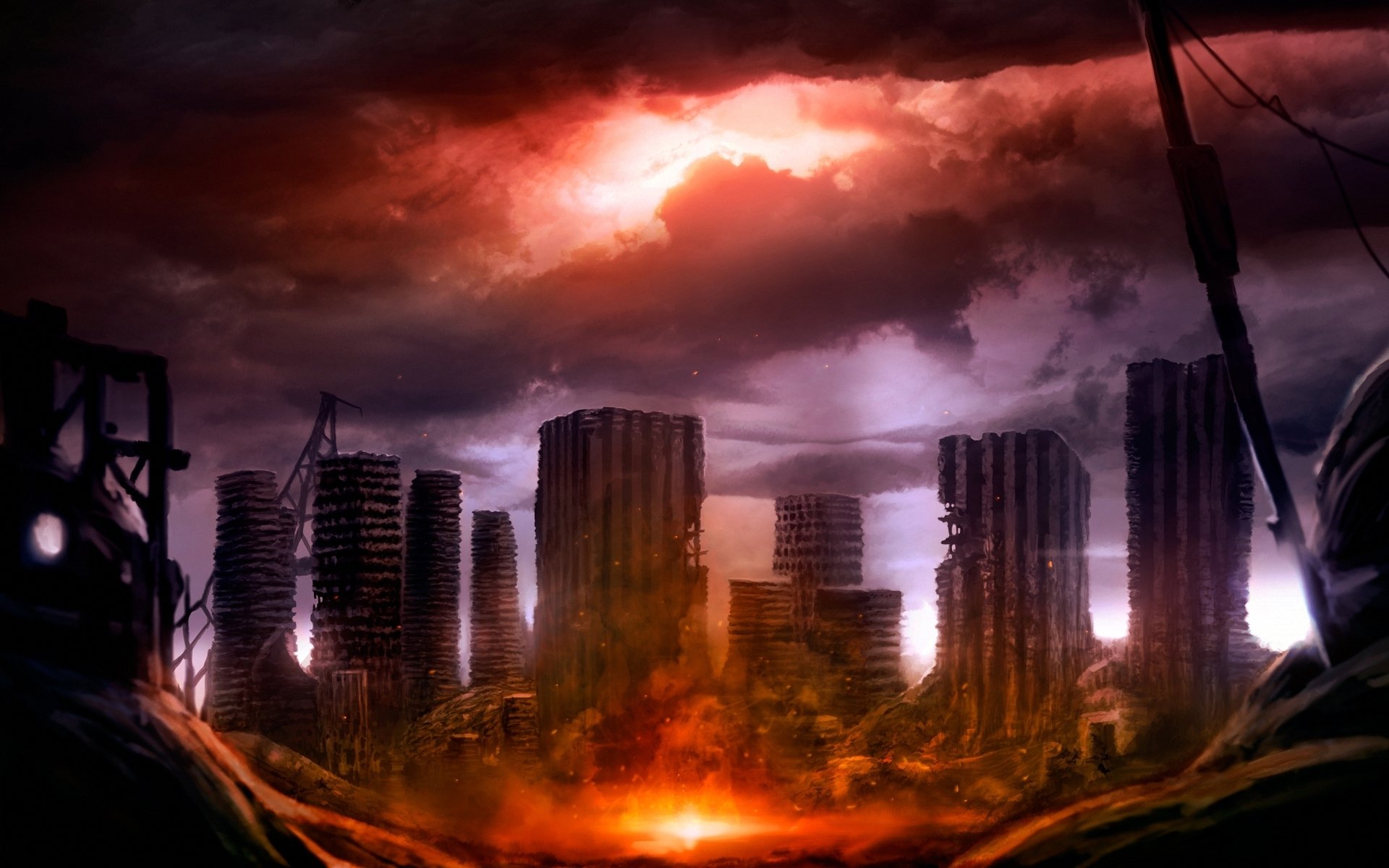 Romantically Apocalyptic HD Wallpaper by Vitaly S. Alexius