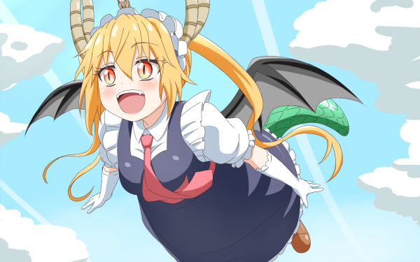 Anime Miss Kobayashi's Dragon Maid Tohru Kobayashi-san Chi no Maid Dragon HD Wallpaper | Background Image