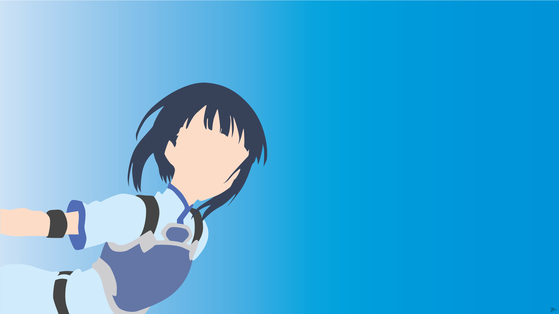Download Minimalist Sachi (Sword Art Online) Anime Sword Art Online Minimalist Anime HD Wallpaper
