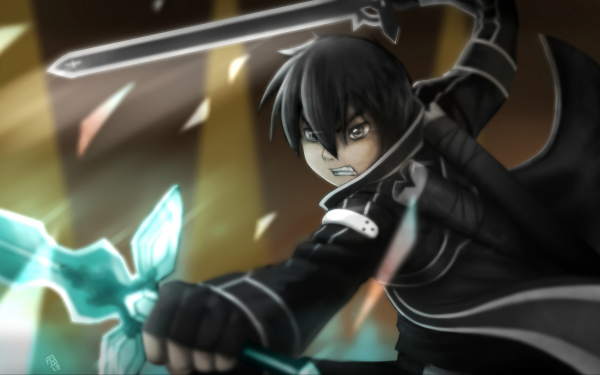 Anime Sword Art Online Kirito Kazuto Kirigaya HD Wallpaper | Background Image