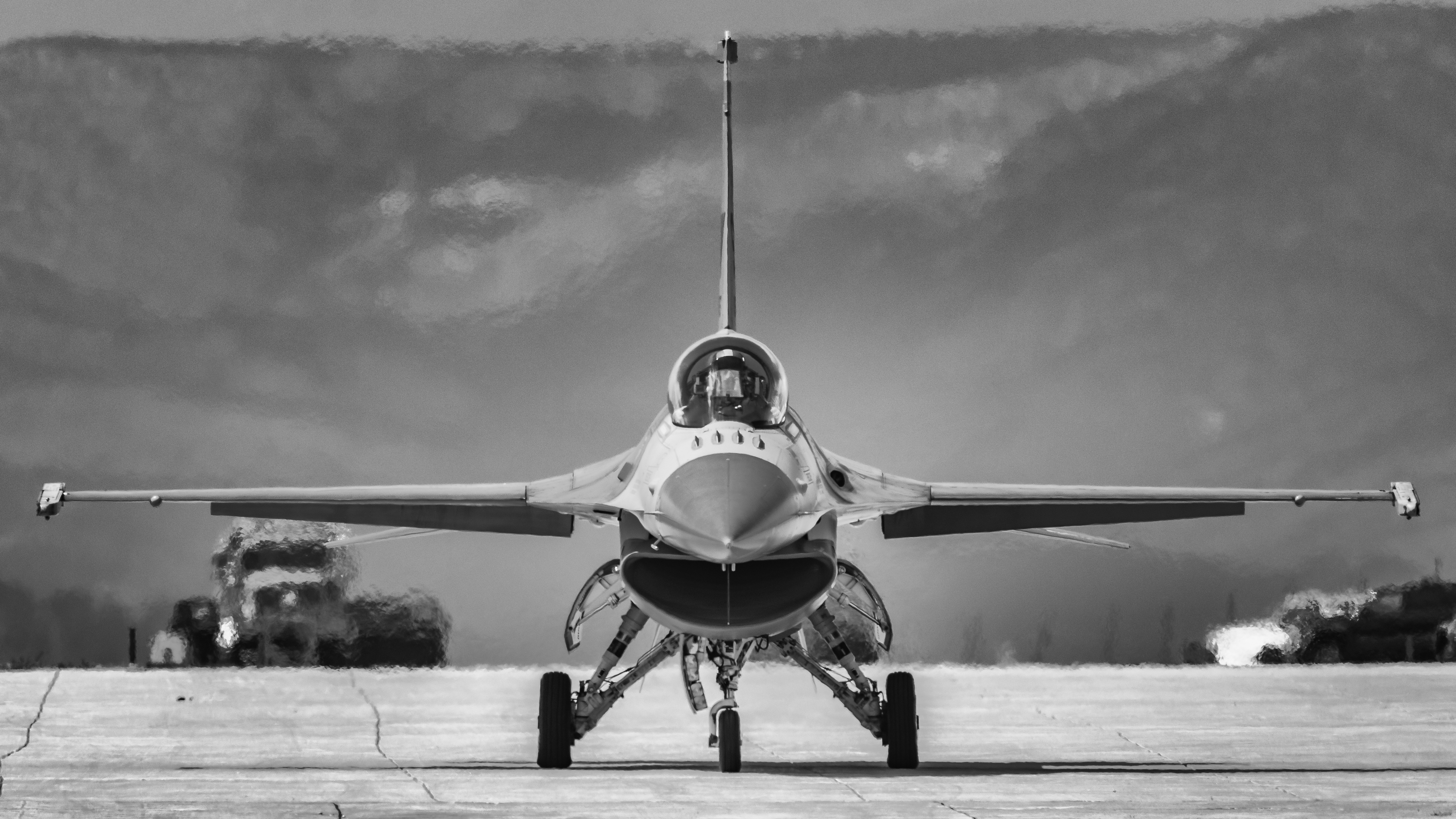 General Dynamics F-16 Fighting Falcon 4k Ultra HD Wallpaper | Background Image | 4476x2518