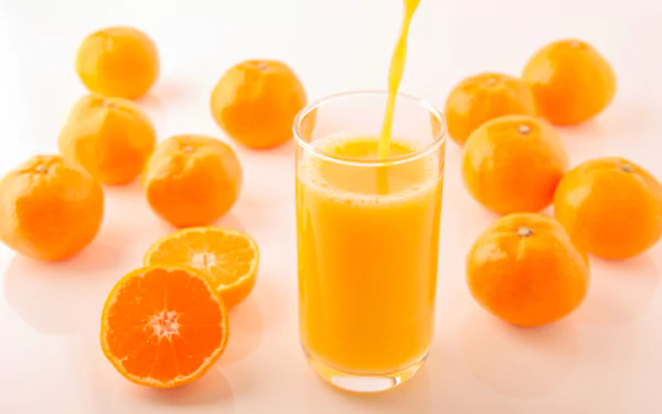 orange (Fruit) glass drink food juice HD Desktop Wallpaper | Background Image