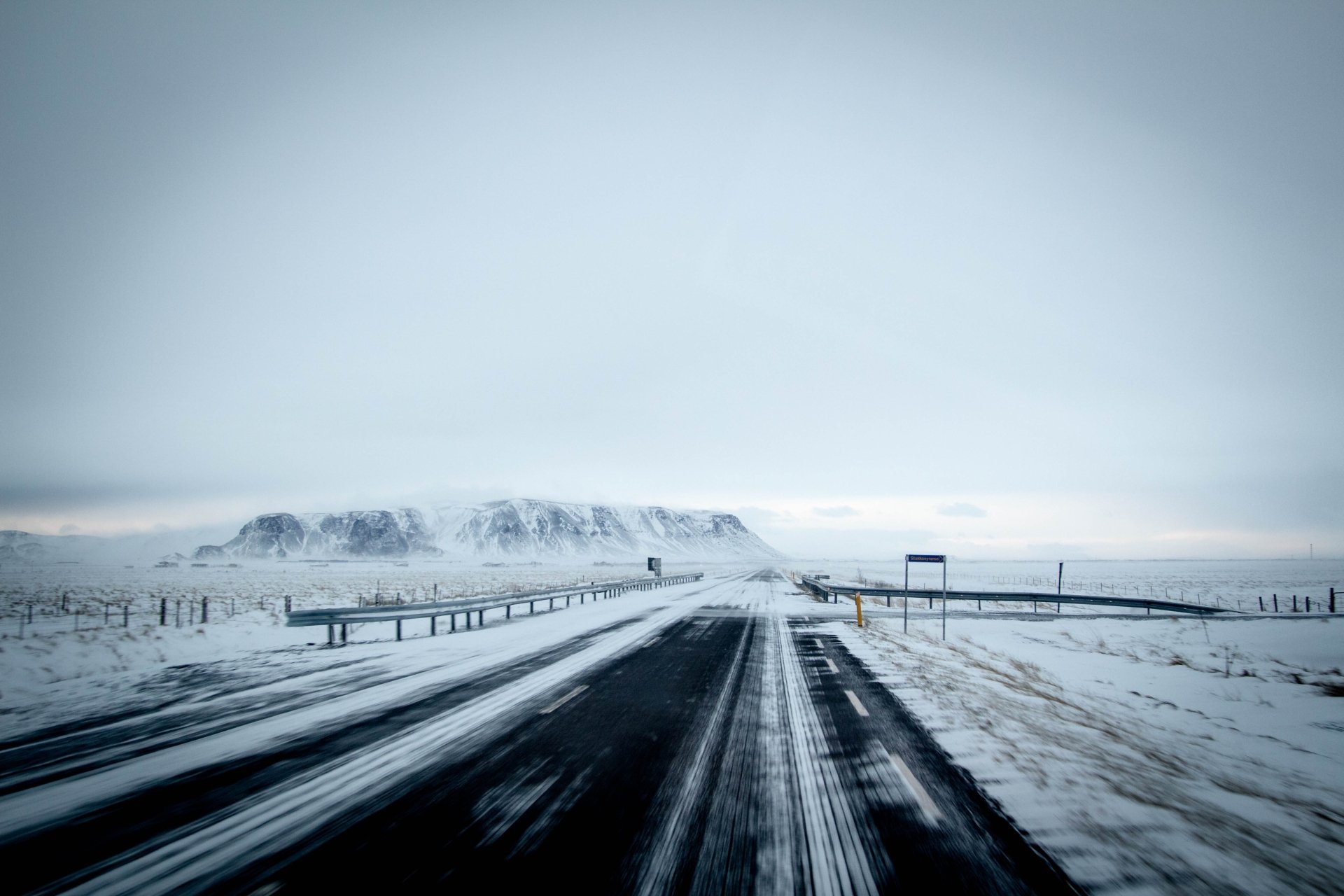 Download Landscape Snow Winter Nature Man Made Road 4k Ultra HD ...