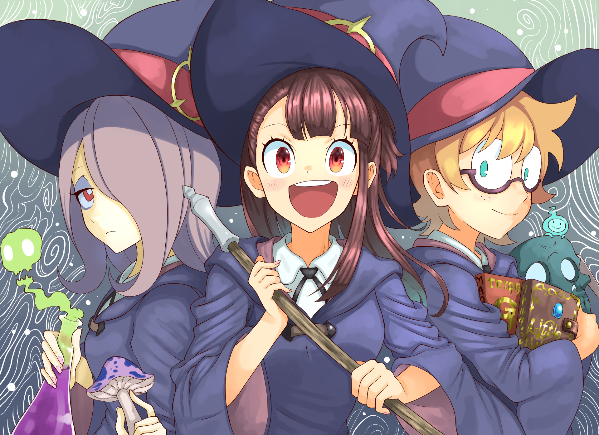 Anime Little Witch Academia Hd Wallpaper