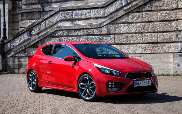 car compact car Kia vehicle Kia Ceed HD Desktop Wallpaper | Background Image
