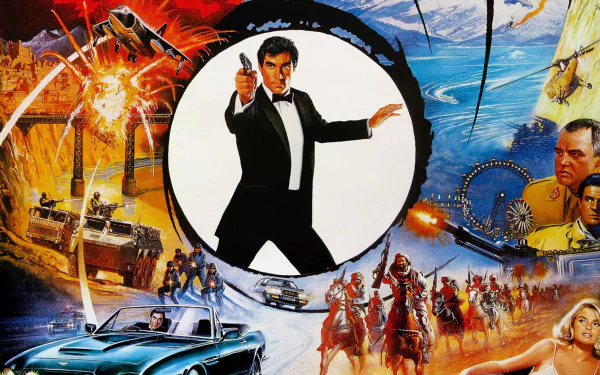 Kara Milovy Maryam d'Abo James Bond Timothy Dalton movie The Living Daylights HD Desktop Wallpaper | Background Image