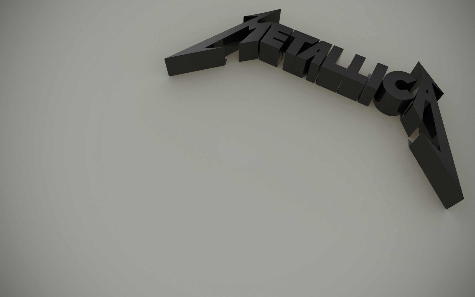 A stylized Metallica logo in a sleek design, set against a minimalist background, serving as a high-definition PC desktop wallpaper and background for music enthusiasts.