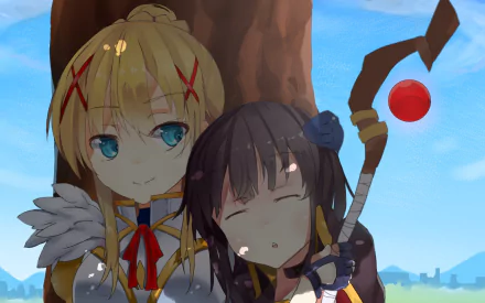 Darkness (KonoSuba) Megumin (KonoSuba) Anime KonoSuba - God’s blessing on this wonderful world!! HD Desktop Wallpaper | Background Image