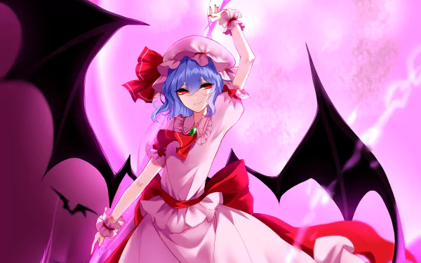 Remilia Scarlet Anime Touhou HD Desktop Wallpaper | Background Image