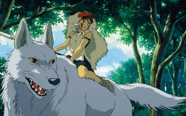 Anime Princess Mononoke HD Desktop Wallpaper | Background Image