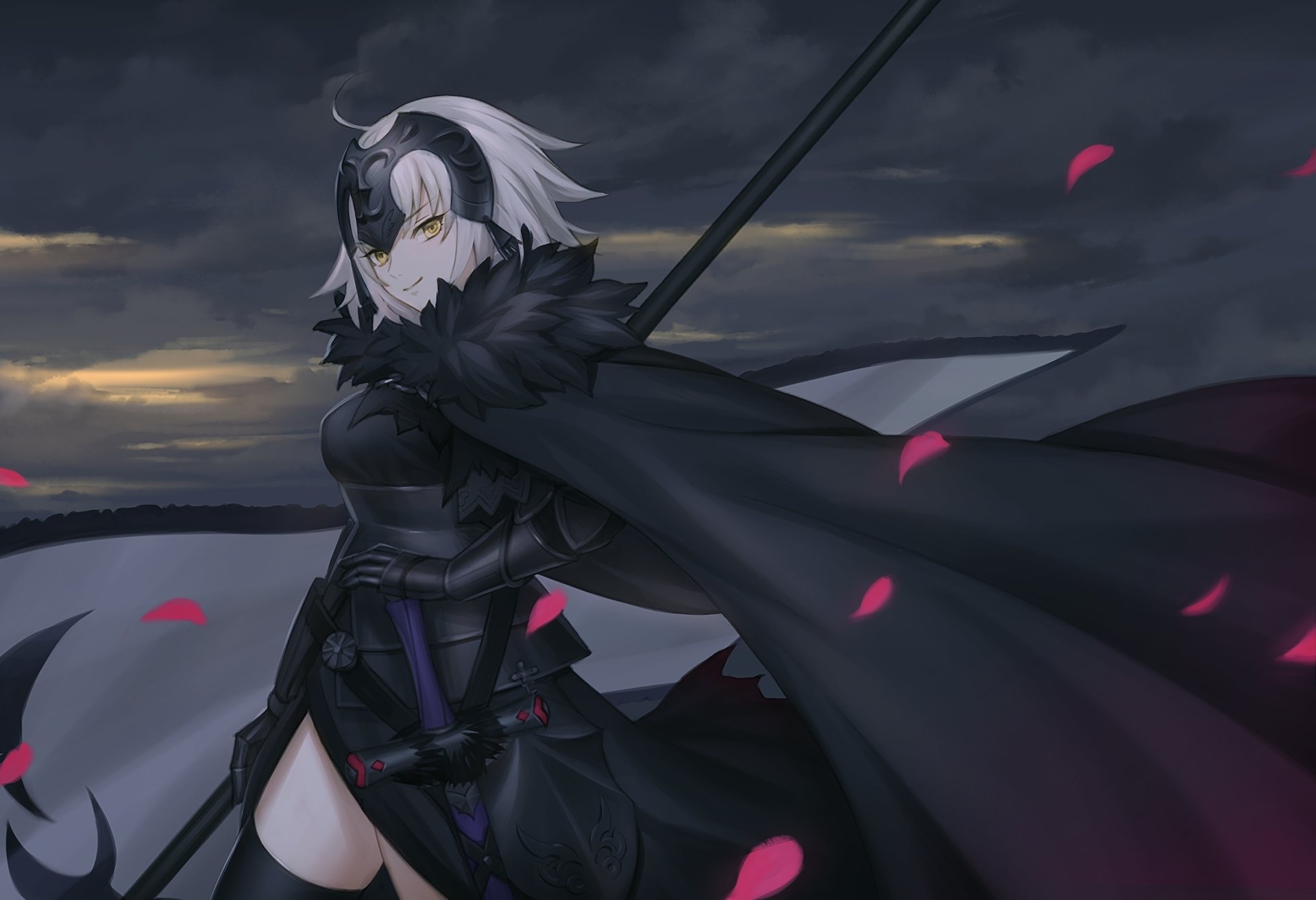 Download Avenger (Fate/Grand Order) Jeanne D'Arc Alter Anime Fate/Grand Order HD Wallpaper