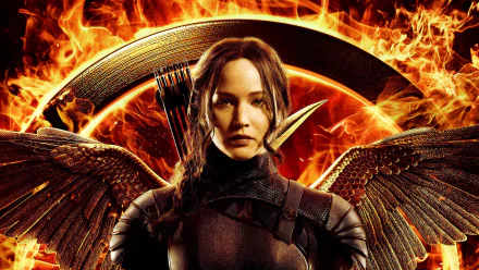 Jennifer Lawrence Katniss Everdeen movie The Hunger Games: Mockingjay - Part 1 HD Desktop Wallpaper | Background Image