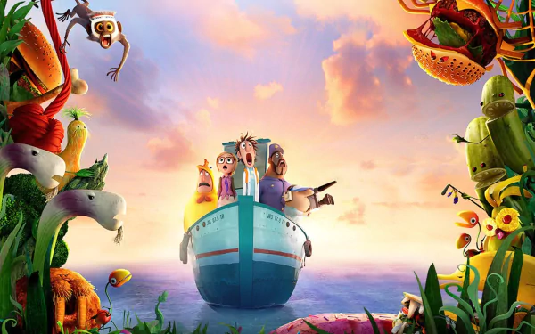 movie Cloudy with a Chance of Meatballs 2 HD Desktop Wallpaper | Background Image