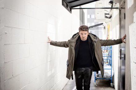American actor Celebrity Jeremy Renner HD Desktop Wallpaper | Background Image