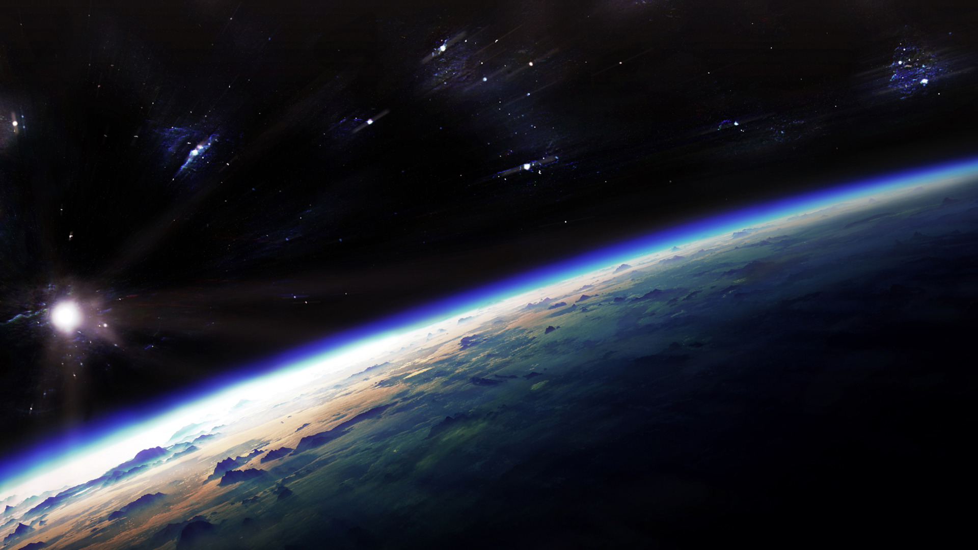 From Space Hd Wallpaper Background Image 1920x1080 Id 80316