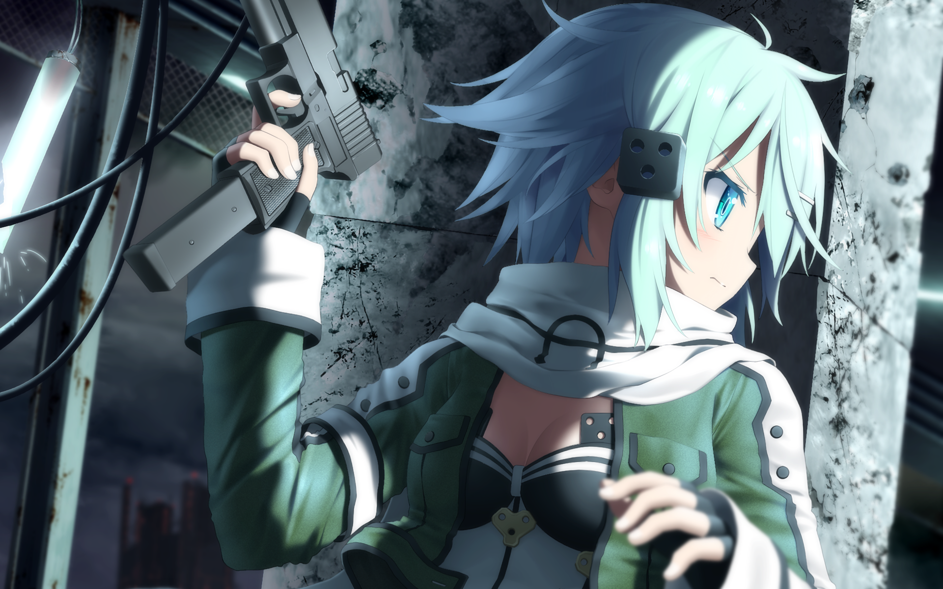 Sword Art Online Sinon Asada Shino HD Wallscroll Poster Kunstdrucke Bider Druck