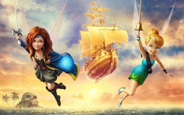 Movie The Pirate Fairy Fairy Pirate Ship Tinker Bell HD Wallpaper | Background Image