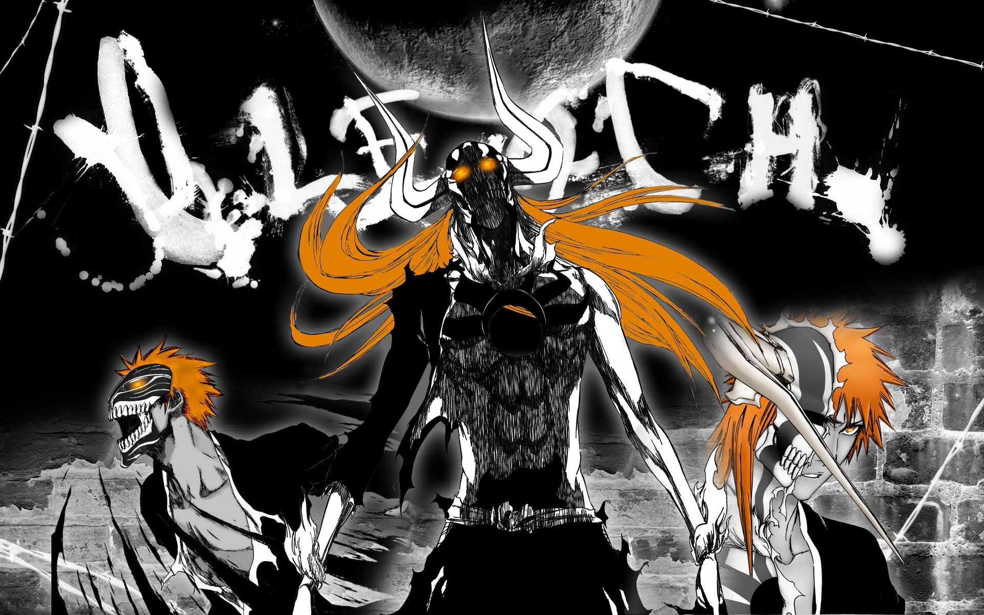 Ichigo Kurosaki from Bleach, beautifully rendered HD desktop wallpaper.