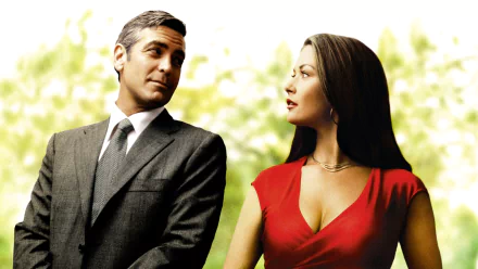 Catherine Zeta-Jones George Clooney movie Intolerable Cruelty HD Desktop Wallpaper | Background Image