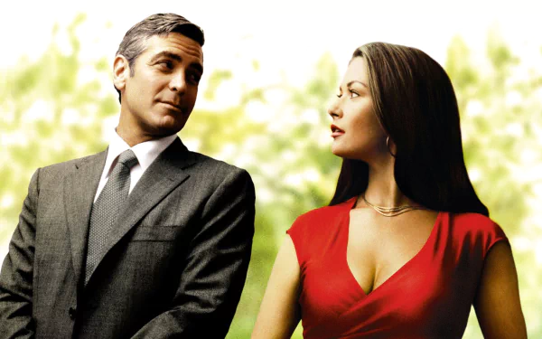 Catherine Zeta-Jones George Clooney movie Intolerable Cruelty HD Desktop Wallpaper | Background Image