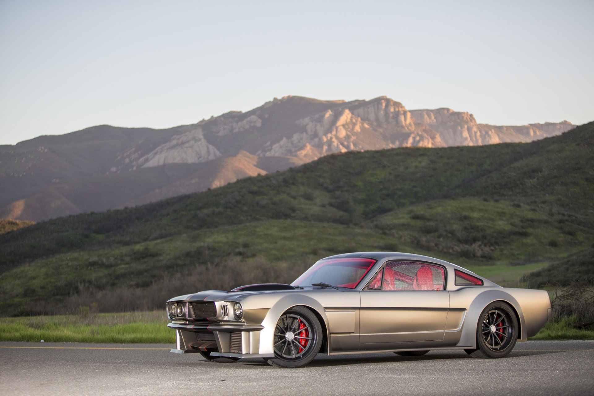 Download Race Car Muscle Car Hot Rod Vehicle Ford Mustang Fastback HD Wallpaper