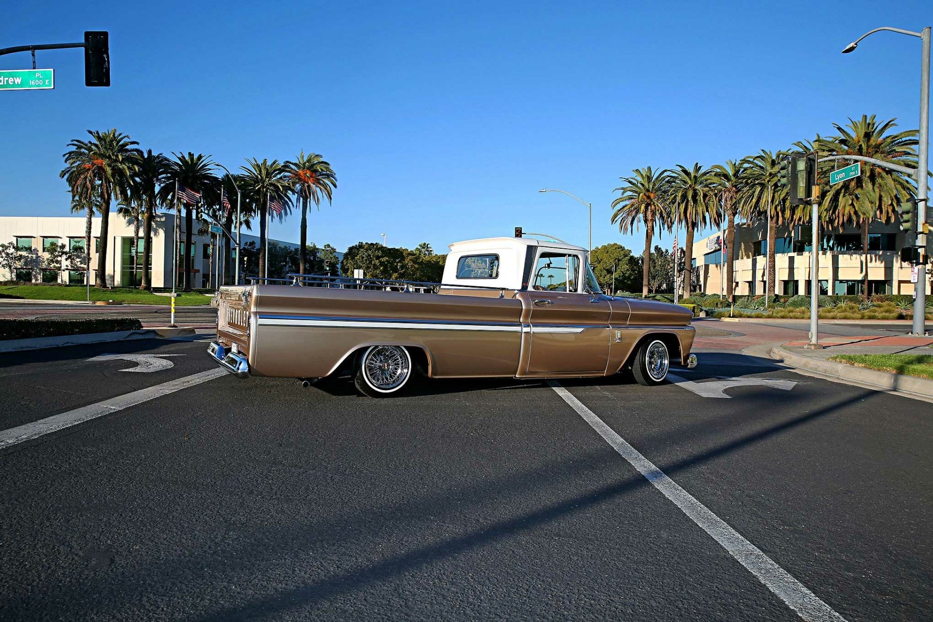 Download Lowrider Vehicle Chevrolet C10 HD Wallpaper