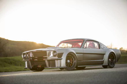 race car muscle car hot rod vehicle Ford Mustang Fastback HD Desktop Wallpaper | Background Image