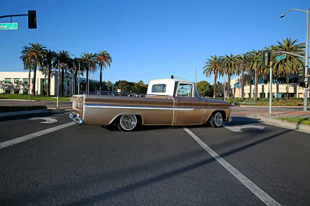 lowrider vehicle Chevrolet C10 HD Desktop Wallpaper | Background Image