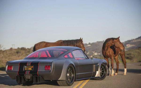 race car muscle car hot rod vehicle Ford Mustang Fastback HD Desktop Wallpaper | Background Image