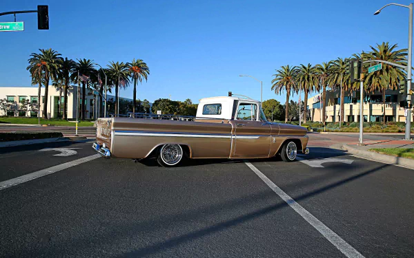 lowrider vehicle Chevrolet C10 HD Desktop Wallpaper | Background Image