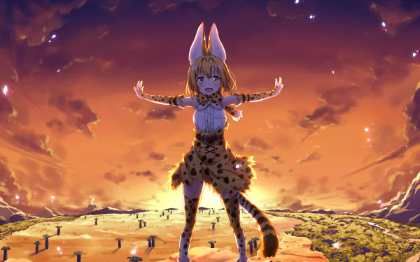 Serval (Kemono Friends) Anime Kemono Friends HD Desktop Wallpaper | Background Image