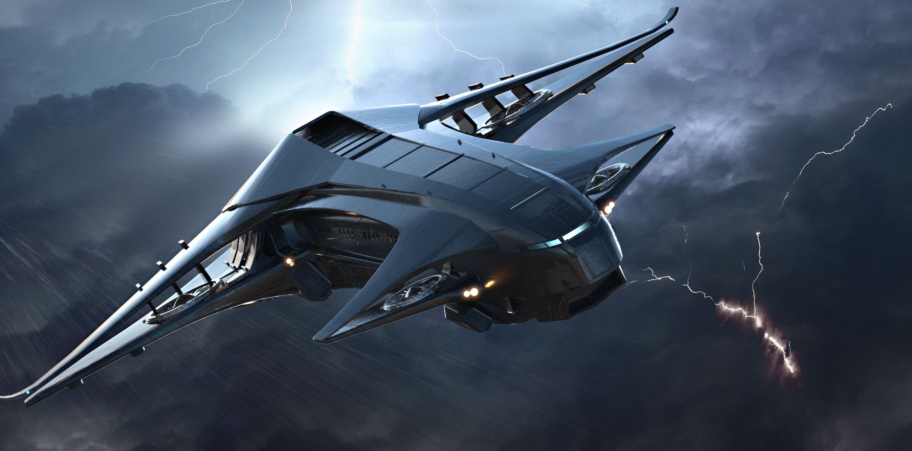 Star Citizen Spaceship Live Wallpaper