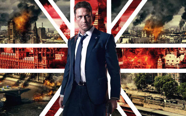 Mike Banning Gerard Butler movie London Has Fallen HD Desktop Wallpaper | Background Image