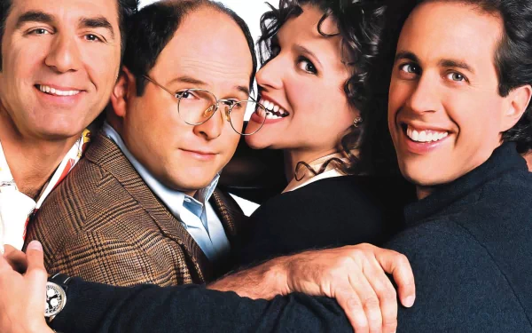 Julia Louis-Dreyfus Jason Alexander Michael Richards Jerry Seinfeld TV Show Seinfeld HD Desktop Wallpaper | Background Image