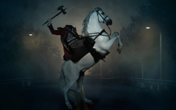 TV Show Sleepy Hollow Headless Horseman Horse Dark HD Wallpaper | Background Image