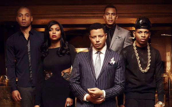 Cast of the TV show Empire posing confidently for an HD PC desktop wallpaper and background.