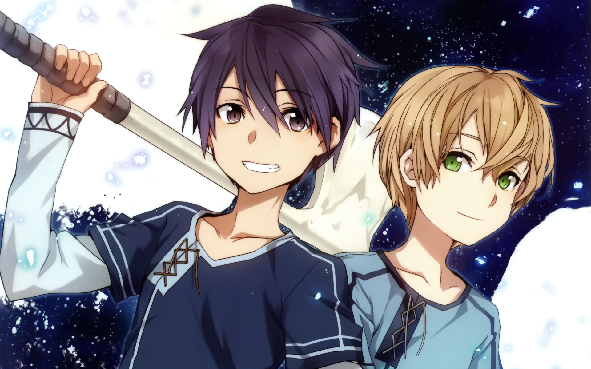 Sword Art Online: Kirito & Eugeo Smile HD Wallpaper