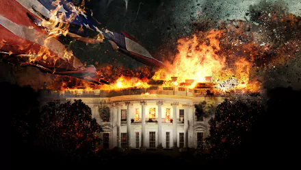 movie Olympus Has Fallen house fire HD Desktop Wallpaper | Background Image