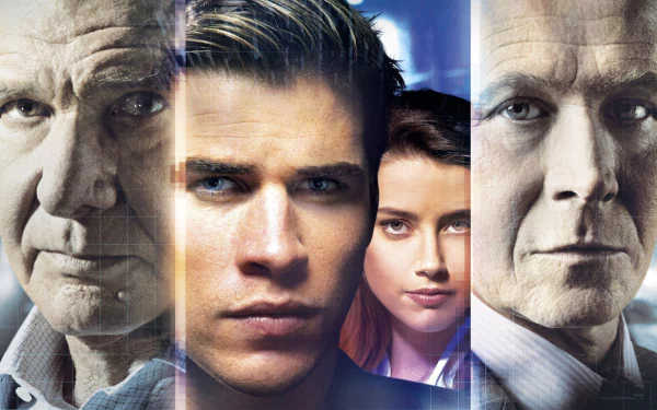 Liam Hemsworth Harrison Ford Gary Oldman Amber Heard movie Paranoia HD Desktop Wallpaper | Background Image