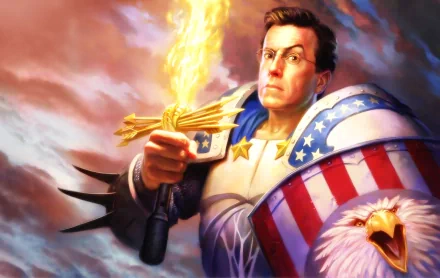 Stephen Colbert TV Show The Colbert Report HD Desktop Wallpaper | Background Image