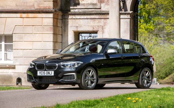 black car BMW vehicle BMW 1 Series HD Desktop Wallpaper | Background Image