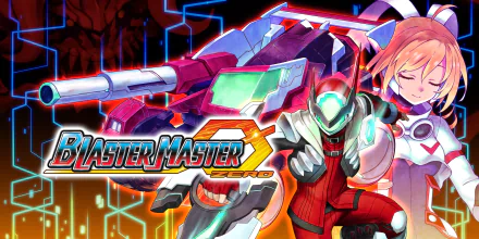 HD desktop wallpaper featuring Blaster Master Zero characters and vibrant artwork.