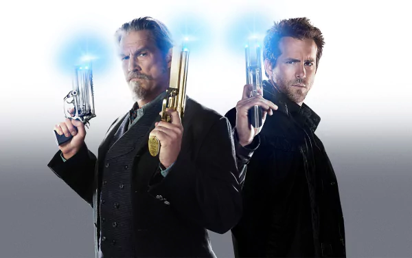 Jeff Bridges Ryan Reynolds movie R.I.P.D. HD Desktop Wallpaper | Background Image