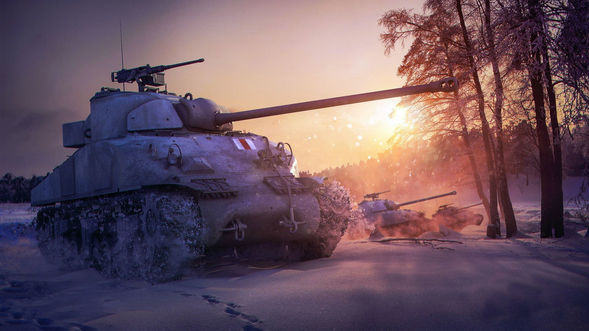 Download Snow Winter Tank Video Game World Of Tanks HD Wallpaper