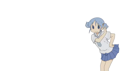 Mio Naganohara Anime Nichijō HD Desktop Wallpaper | Background Image